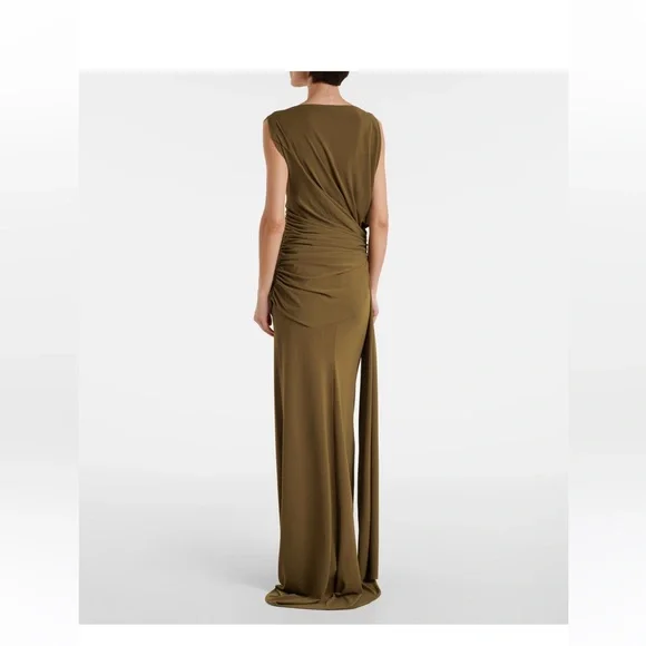 Alex Perry Dropped Crepe Jersey Gown - Picture 3 of 7